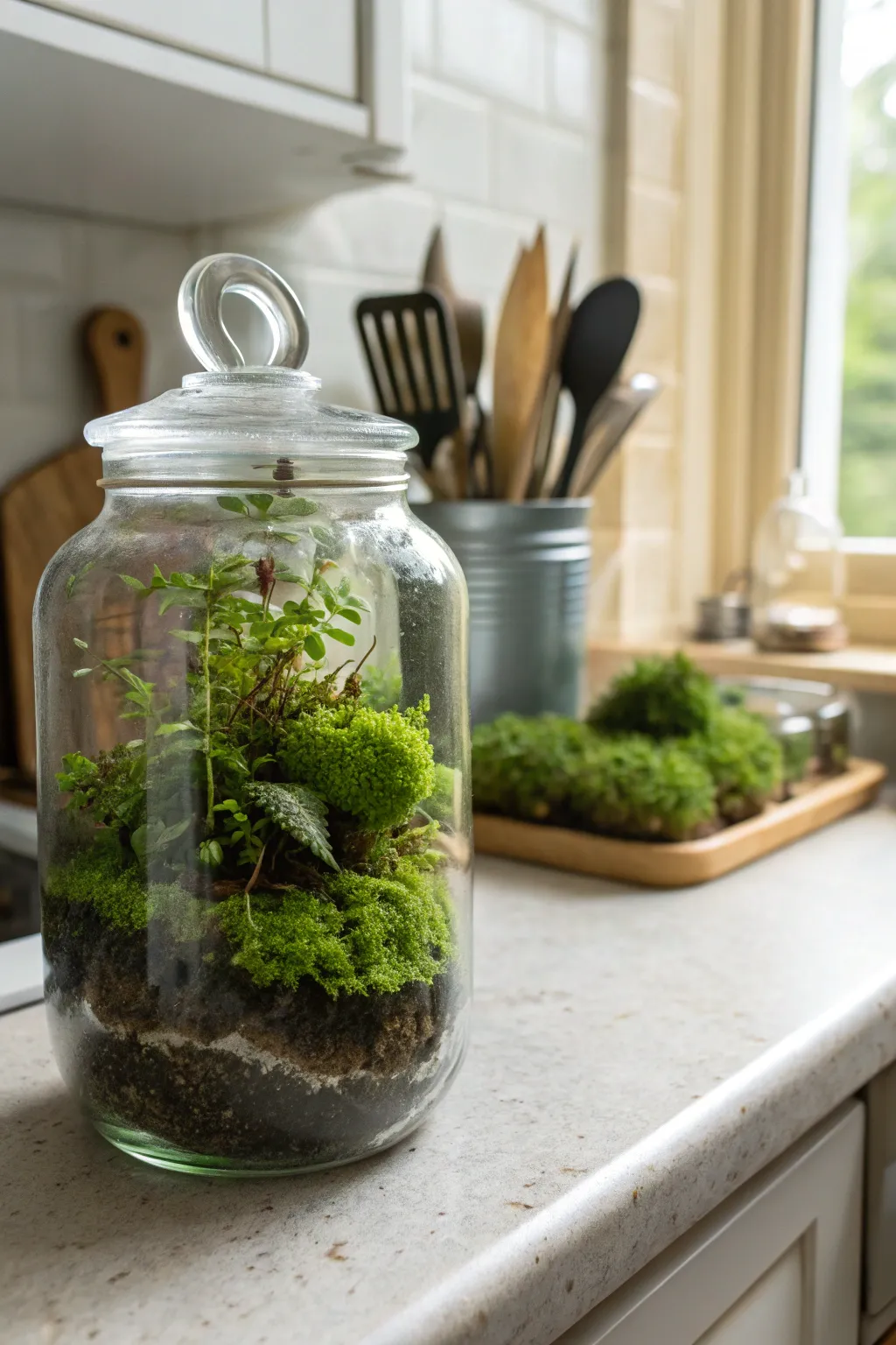 Charming Small Moss Planters for Compact Spaces