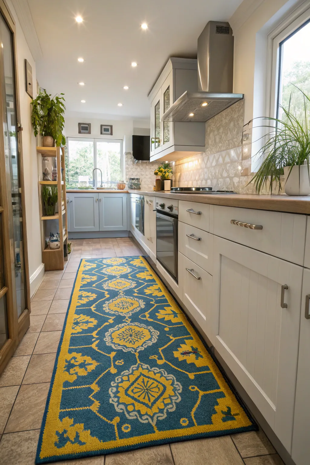 How to Decorate with Blue and Yellow in the Kitchen