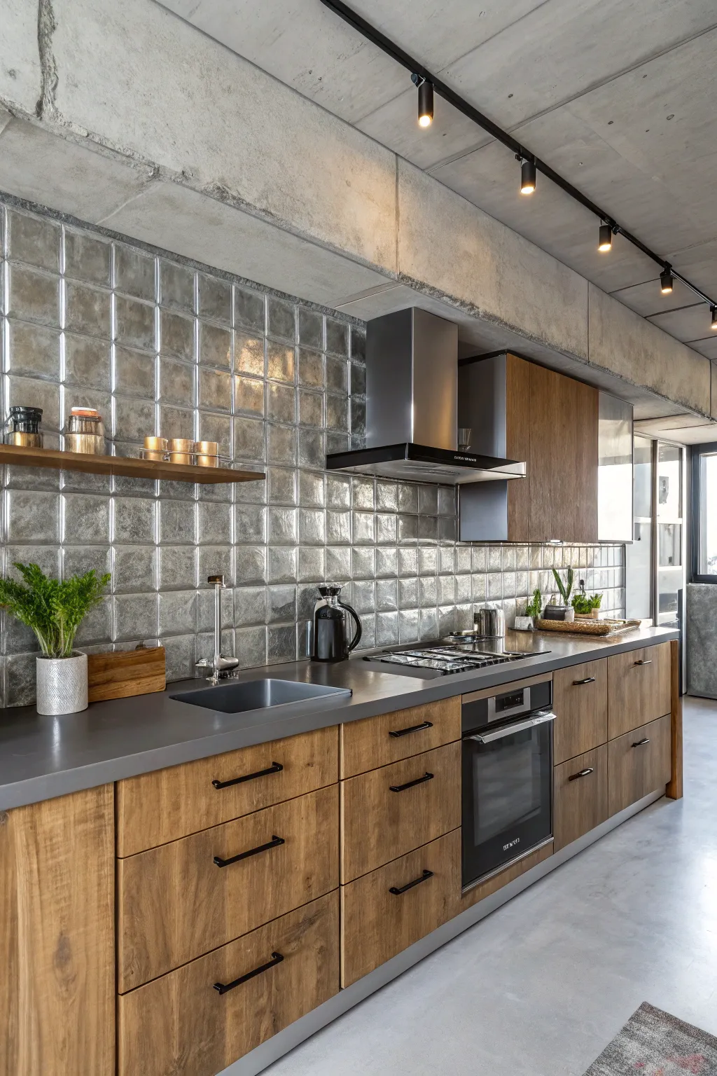 Dual Backsplash Designs for Contemporary Kitchens