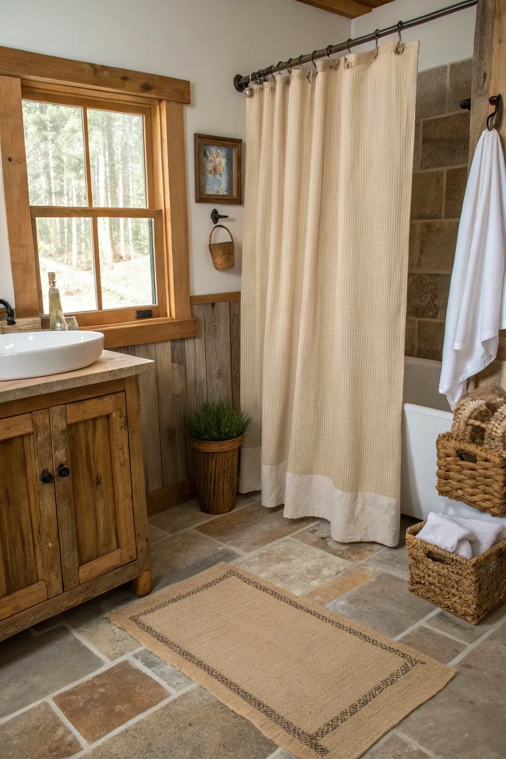Rustic Bathroom Ideas to Bring Natural Charm Indoors